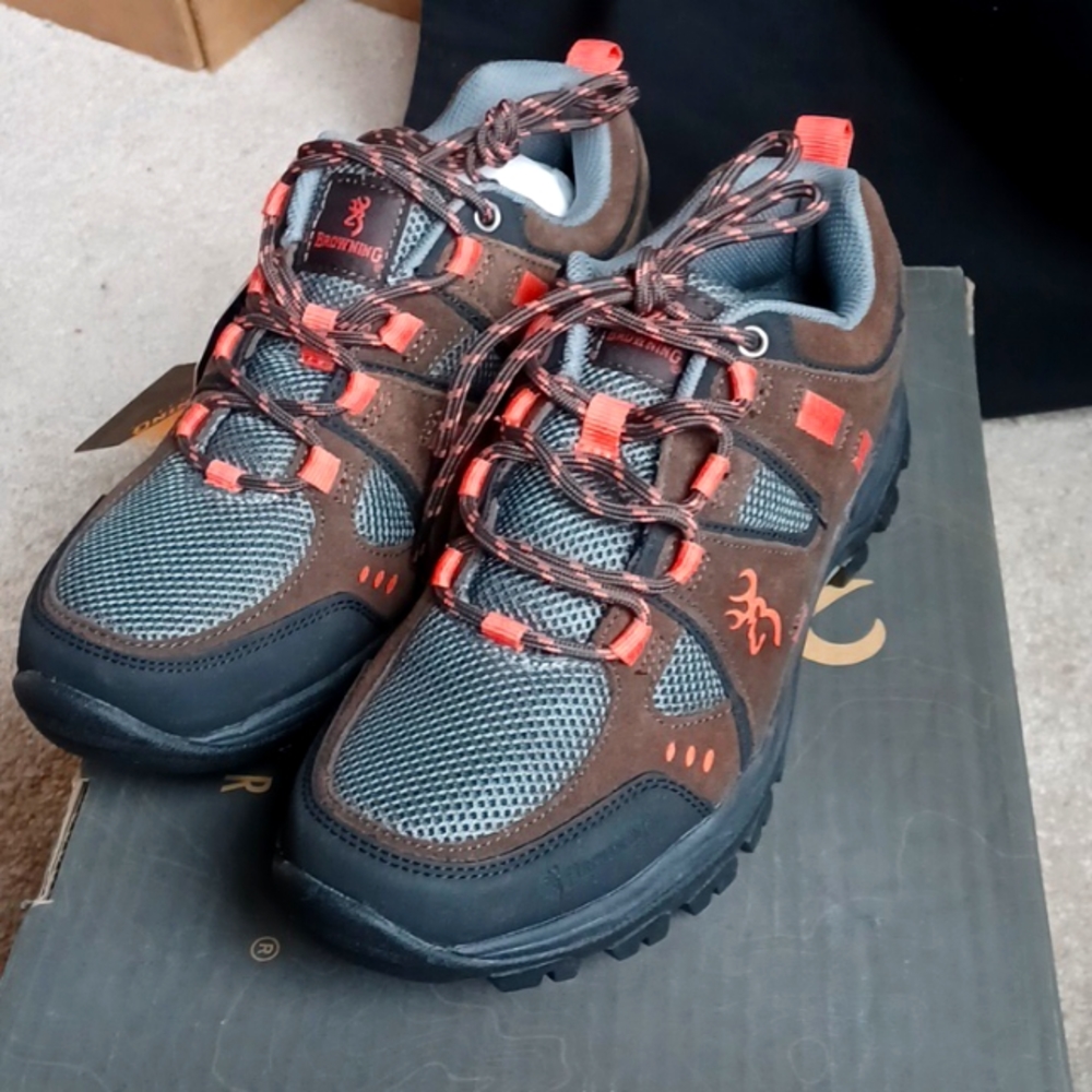 WS16- Browning  Buck Trail Women's  Brown/Med. Orange Color - sz 9 M